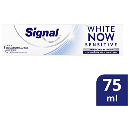 Signal 75ml whıte now sensitive 