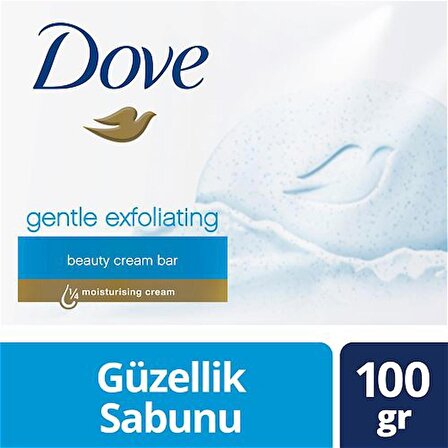 Dove Cream Bar Gentle Exfoliating Sabun 100 Gr x 10 ADET