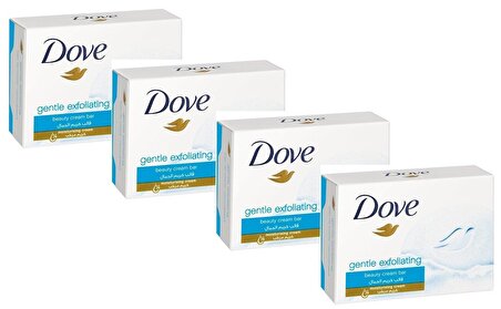 Dove Cream Bar Gentle Exfoliating Sabun 100 Gr x 4 ADET