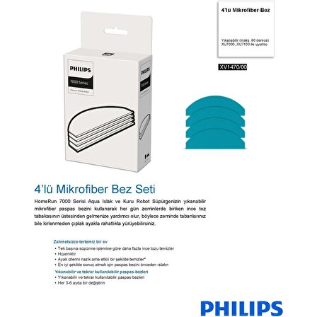 Philips XV1470/00 7000 Serisi Robot Süpürge Mikrofiber Bezi 