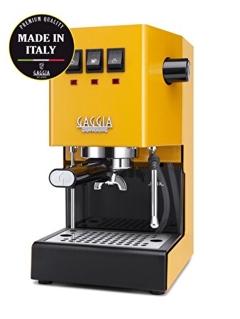 Gaggia New Classic Evo 2023 Gün Işığı Sarısı Espresso Makinesi RI9481/18