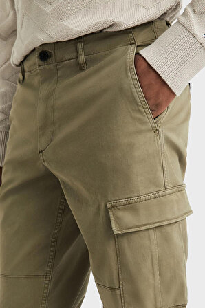 Tommy Hilfiger Normal Bel Normal Paça Slim Fit Yeşil Erkek Pantolon MW0MW31149MSP
