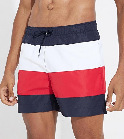 Tommy Hilfiger Erkek Deniz Şortu Çok Renkli UM0UM02936DW5