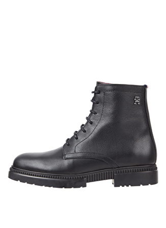 Tommy Hilfiger Deri Siyah Erkek Bot COMFORT CLEATED THERMO LTH BOOT