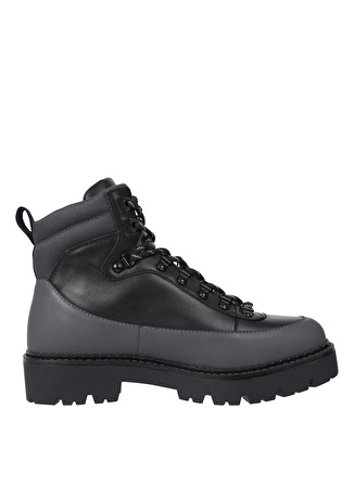 Tommy Hilfiger Deri Siyah Erkek Bot TJM BOOT HIKER