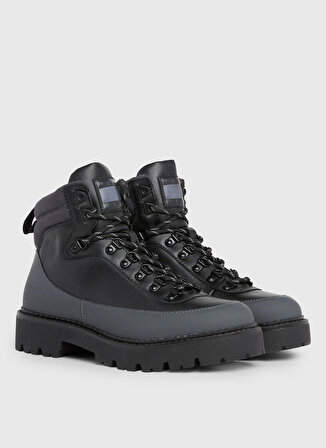 Tommy Hilfiger Deri Siyah Erkek Bot TJM BOOT HIKER