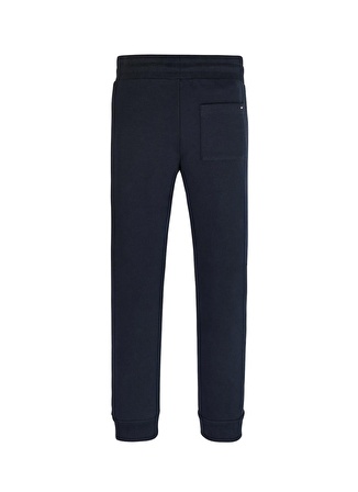 Tommy Hilfiger Lastikli Paça Lacivert Erkek Eşofman Altı TH LOGO SWEATPANTS