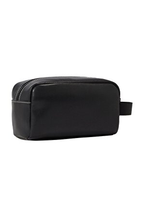 Tommy Hilfiger Tjm Heritage Leather Washbag El Çantası