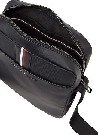 Tommy Hilfiger Siyah Erkek 23x27x6 cm Postacı Çantası TH CORPORATE REPORTER