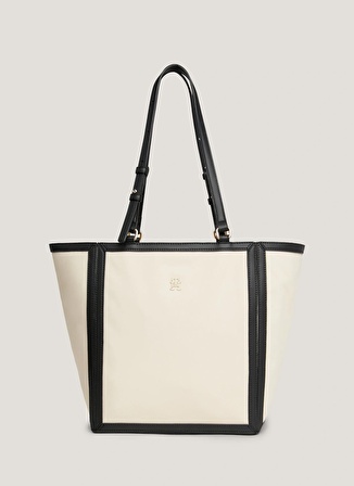 Tommy Hilfiger Bej Kadın 26x30x22 cm Tote Çanta AW0AW156980F4