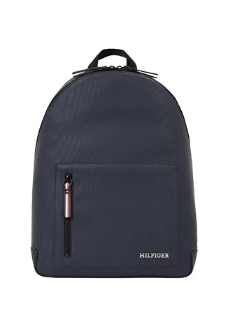 Tommy Hilfiger Lacivert Erkek 30x45x15 cm Sırt Çantası TH PIQUE BACKPACK