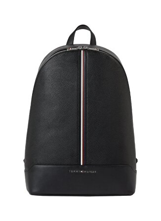 Tommy Hilfiger Siyah Erkek Sırt Çantası TH CENTRAL DOME BACKPACK