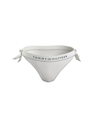 Tommy Hilfiger Beyaz Kadın Bikini Alt SIDE TIE BIKINI, YBI UW0UW05260YBI
