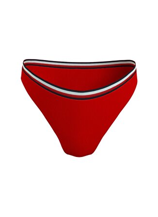 Tommy Hilfiger Kırmızı Kadın Bikini Alt CHEEKY HIGH LEG BIKI, XLG UW0UW0529