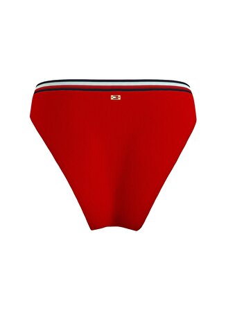 Tommy Hilfiger Kırmızı Kadın Bikini Alt CHEEKY HIGH LEG BIKI, XLG UW0UW0529