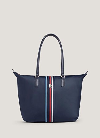 Tommy Hilfiger Lacivert Kadın 48x32x14 cm Omuz Çantası AW0AW15981DW6