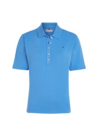 Tommy Hilfiger Mavi Kadın Polo T-Shirt 1985 REG PIQUE POLO SS