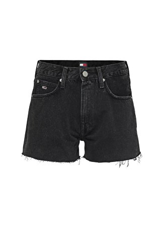 Tommy Jeans Normal Bel Normal Siyah Kadın Şort HOT PANT BH0082