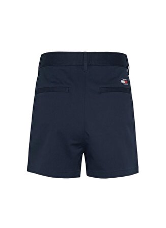 Tommy Jeans Normal Bel Normal Lacivert Kadın Şort TJW CLAIRE HR PLEATED SHORTS