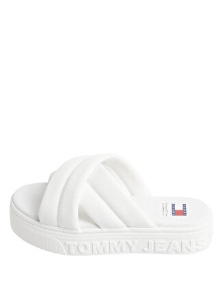 Tommy Hilfiger Beyaz Kadın Terlik EN0EN02465YBL