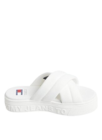 Tommy Hilfiger Beyaz Kadın Terlik EN0EN02465YBL