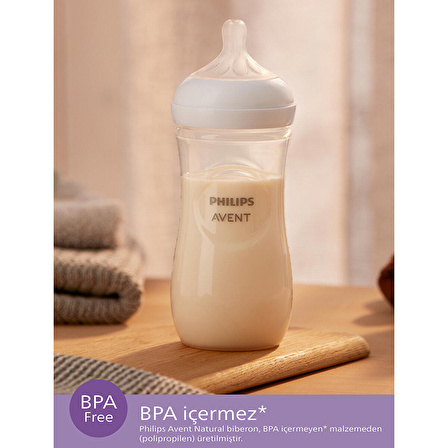 Philips Avent Natural Response PP 2'li Biberon Seti 1+ Ay 260 ml