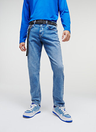 Karl Lagerfeld Jeans Normal Bel Slim Fit Erkek Denim Pantolon 235D1103_KLJ SLIM DENIM
