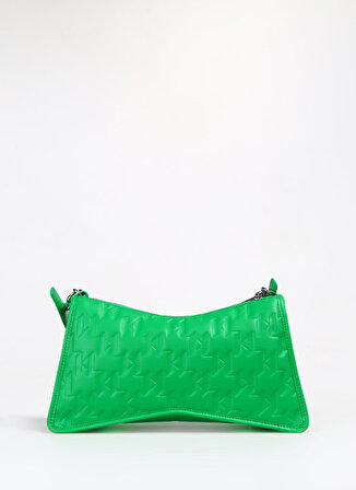KARL LAGERFELD Yeşil Kadın 31x16,5x9 cm Deri El Çantası 231W3020712