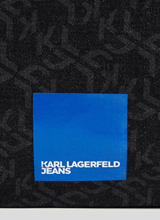 Karl Lagerfeld Jeans Siyah Kadın 59x35x23 cm Omuz Çantası 236J3024120