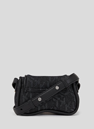 Karl Lagerfeld Jeans Siyah Kadın 17x9,5x5,5 cm Çapraz Çanta 236J3026113