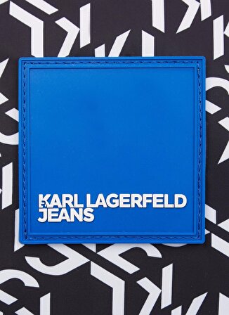 Karl Lagerfeld Jeans Siyah - Beyaz Kadın 30,5x41x15 cm Sırt Çantası 236J3030188