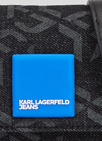 Karl Lagerfeld Jeans Siyah Kadın 26x34x6 cm Çapraz Çanta 236J3207113