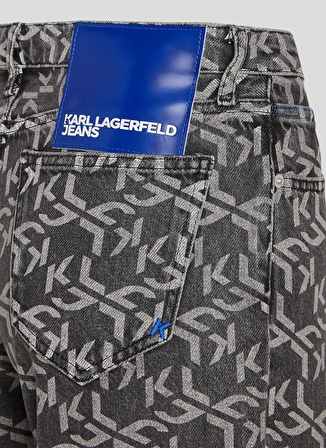 Karl Lagerfeld Jeans Normal Bel Normal Gri Melanj Kadın Pantolon 236J1114