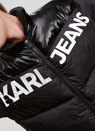 Karl Lagerfeld Jeans Siyah Erkek Mont 236D1551_KLJ LOGO PUFFER JACKET