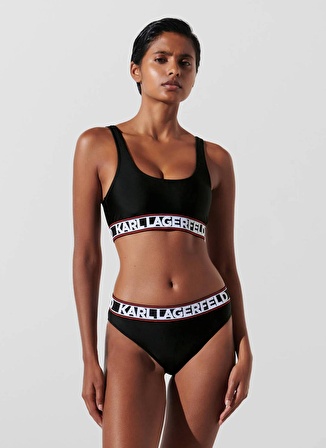 KARL LAGERFELD Siyah Kadın Bikini Alt 240W2222