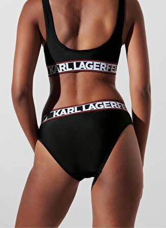 KARL LAGERFELD Siyah Kadın Bikini Alt 240W2222