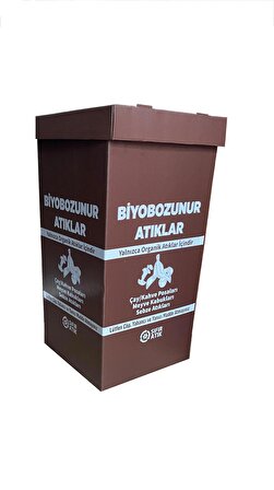 Bereks Biobozunur ( Organik ) Atık Toplama Sıfır Atık Plastik Geri Dönüşüm Kutusu