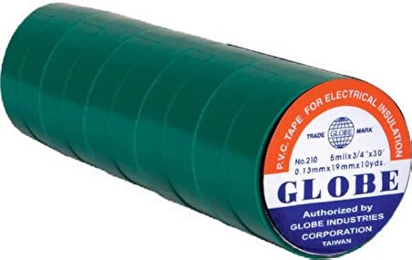 Globe Izole Bant - Elektrik Bandı (Yeşil Renk)