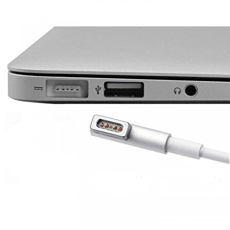 Macbook air ile uyumlu L tipi mıknatıslı adaptör tamir kablosu 