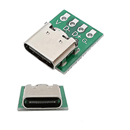 USB 3.1 Type C Konnektör 16 Pin Test PCB kartı Adaptörü 16 Pin
