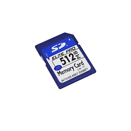 SD kart 512 mb sd kart fotoğraf makinaları için elite pro sd kart