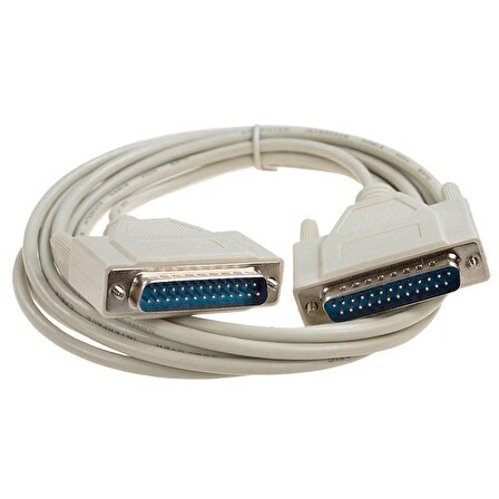 LPT paralel port DB25 pin erkek erkek yazıcı kablosu 1,30 cm