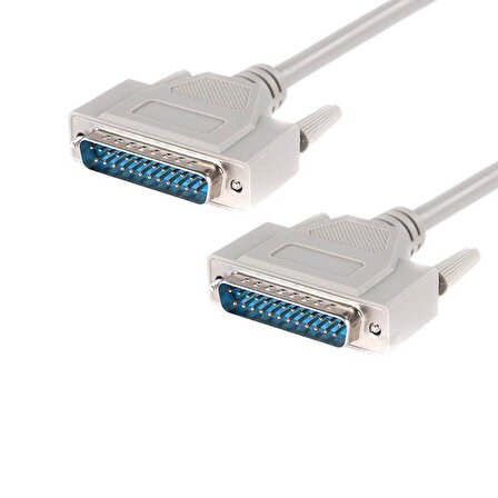 LPT paralel port DB25 pin erkek erkek yazıcı kablosu 1,30 cm