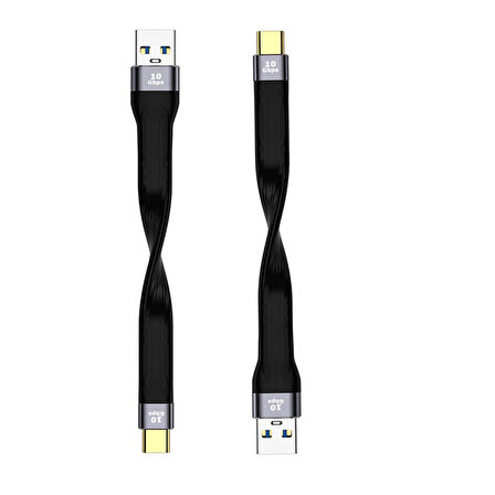 USB 3.0 type C USB 3.1 kablo hızlı şarj ve data kablosu 10Gbps