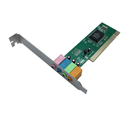 PCI ses kartı 5 kanal 4.1 Surround 3D PC PCI ses kartı CMI8738 çip
