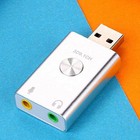 Usb harici ses kartı USB sanal 9.1 kanal usb ses kartı