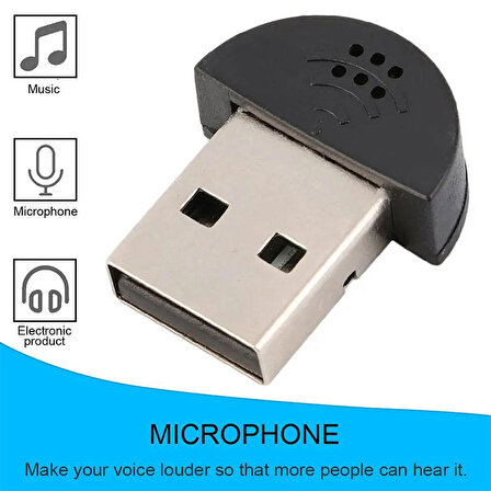 Mini usb mikrofon usb 2.0 mini bilgisayar mikrofonu