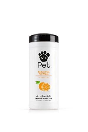 John Paul Pet Full Body & Paw Bath Wipes