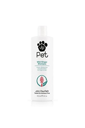 John Paul Pet Kedi ve Köpekler için Yabani Zencefil Şampuan 473.2  ML