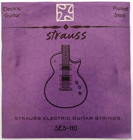 Strauss SES-110 Elektro Gitar Teli Takım 0.10